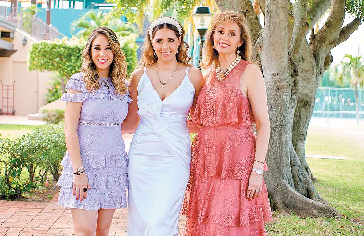 Ana Gaby Álvarez, Mónica Álvarez y Chary Fernández / Fotos: José Chang