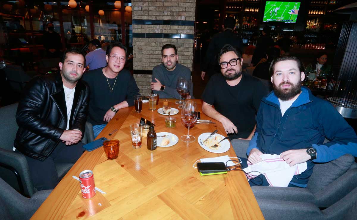 Javier Tanos, Hyun Lim, Daniel Domínguez, Checo Gutíerrez y Álvaro de León / Fotos: Omar Valdez