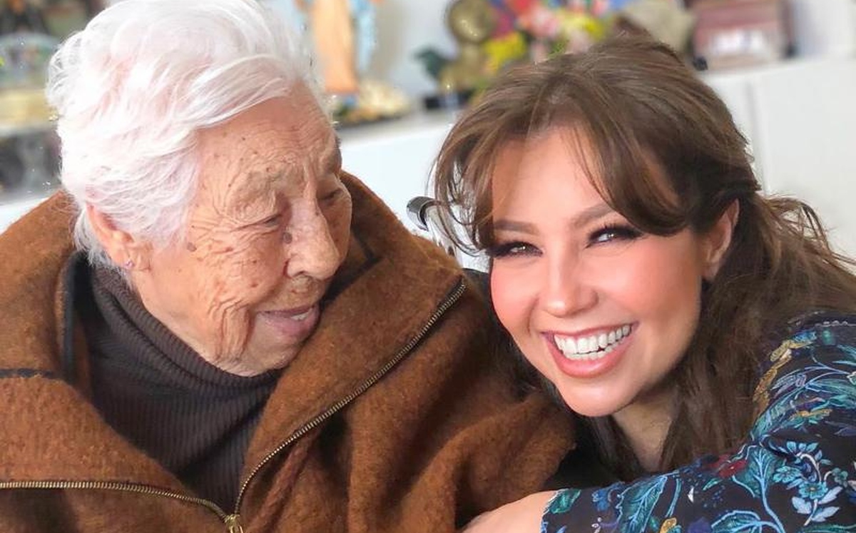 Thalía celebró los 104 años de su abuela ¡a la distancia! (Foto. Instagram)