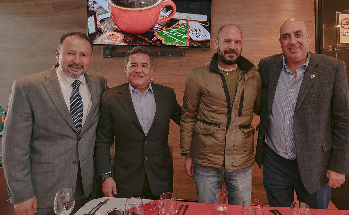 JORGE LUIS MILLÁN, MIEGUEL ÁNGEL SÁNCHEZ, FRANCISCO MATÍNEZ Y JORGE BALADO