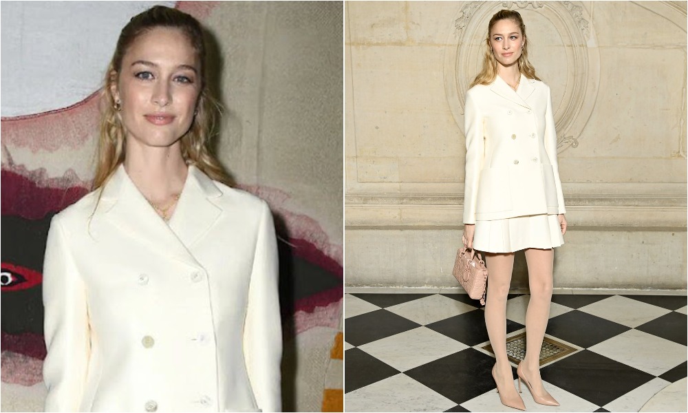 Beatrice Borromeo en el desfile de Dior Couture