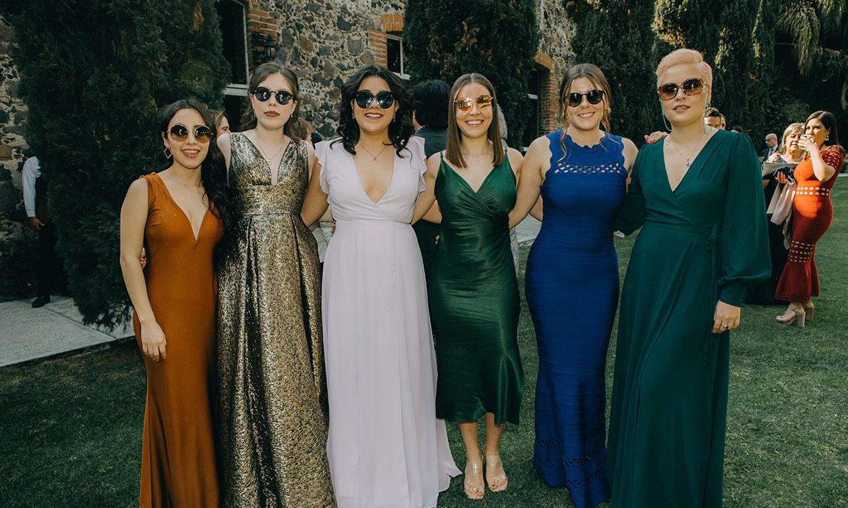 Karen Perez, Lia González, Odette Puentes, María Luisa Pacheco, Samara Tanus y Madian Mendoza