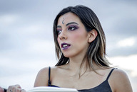 Les Araiza con un makeup de Paola Ramos. (Fotos: Carlos Dayan Aparicio)