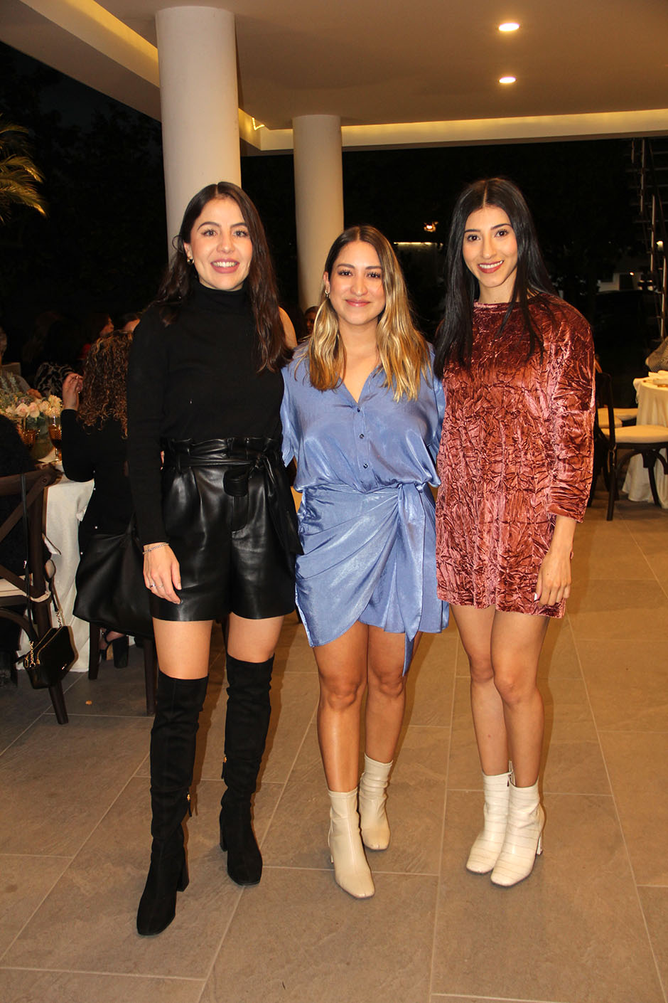 Mónica Anguiano, Estefanía Feerman y Fernanda Benítez