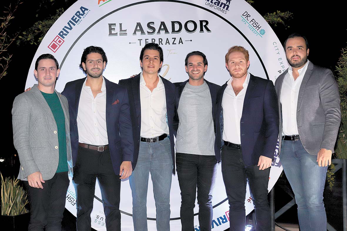 Alfredo Hage, Nico Nader, Gabriel Maldonado, Víctor Domínguez, Rubén Feres y José Villarreal / Foto: Dennis Hernández