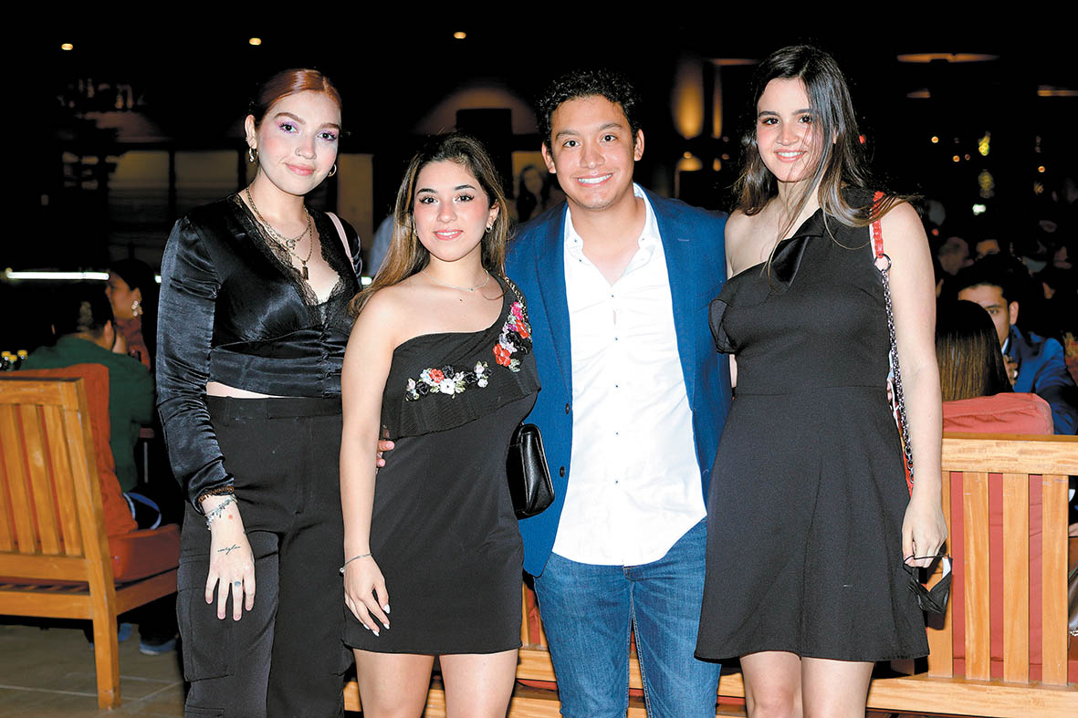 Melissa Marroquín, Ana Graciela Ramírez, Daniel Segura y Mariana Cristo / Foto: Dennis Hernández