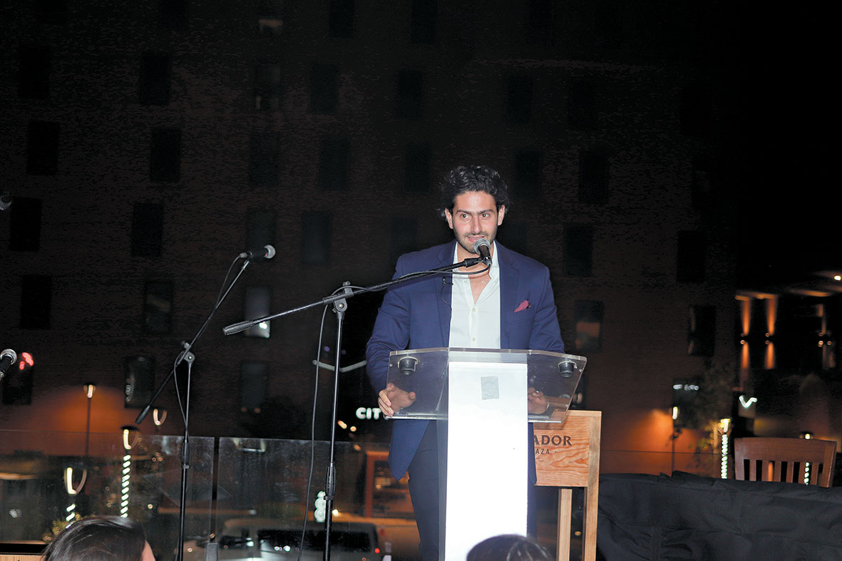 Palabras de agradecimiento de Nico Nader / Foto: Dennis Hernández