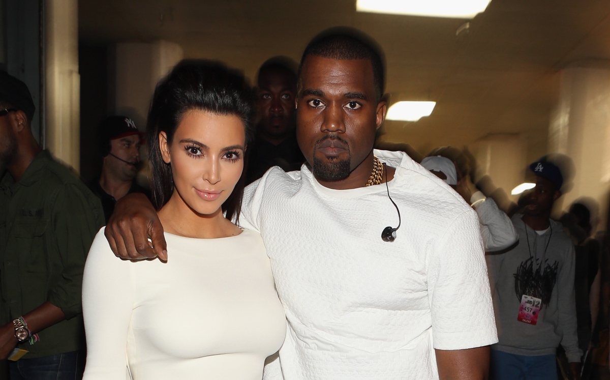 Kanye West y Kim Kardashian se pelean en redes sociales (Foto: Getty Images)