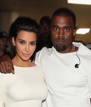 Kanye West y Kim Kardashian se pelean en redes sociales (Foto: Getty Images)