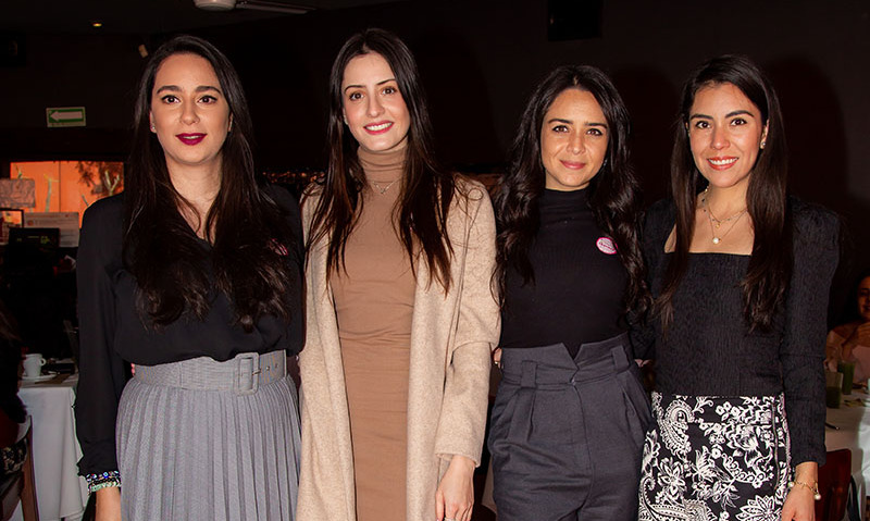 Wergin Mafud, Alejandra Azotla, Mariana Ortiz y Pamela Gil
