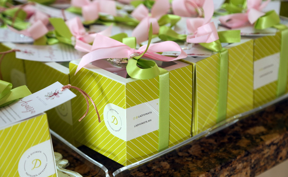 A cada invitado se le obsequió un cupcake con receta especial