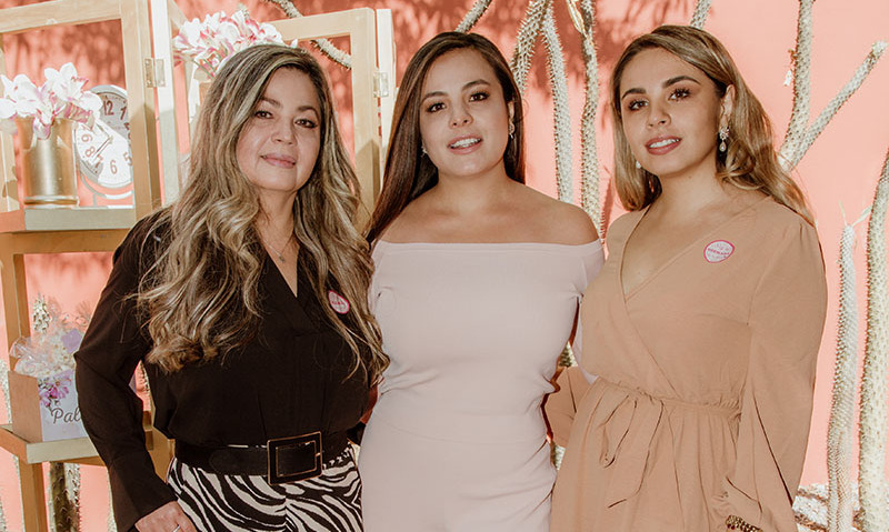 Coni Villagomez, Fany Romero y Berenice Romero