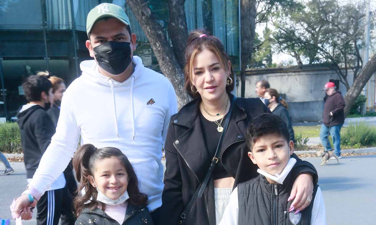 Mario González, Nancy Nanuk, Becca Gonzalez y Lucca González