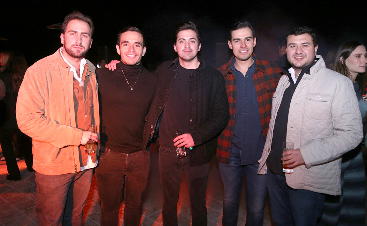 Manolo, Óscar, Jorge, Andrés y Andrés