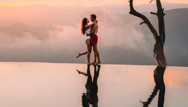 Viaje en pareja. Foto: Instagram