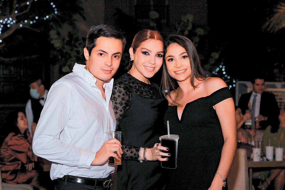 Manuel nava, Melissa Marroquín y Yuliana Domínguez / Foto: José Chang