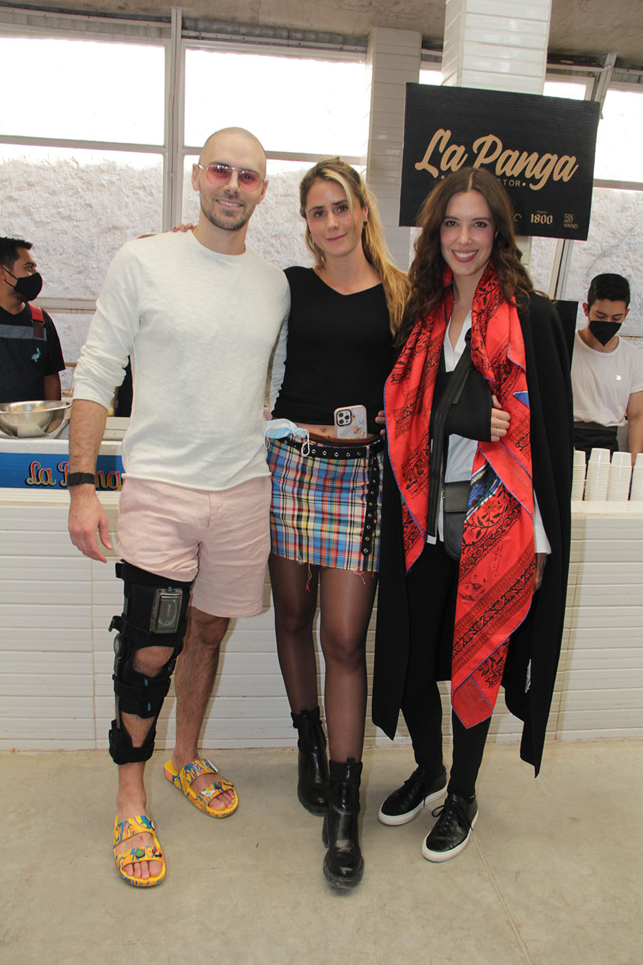 Gome Gómez, Renata Fernández e Isabel Morales