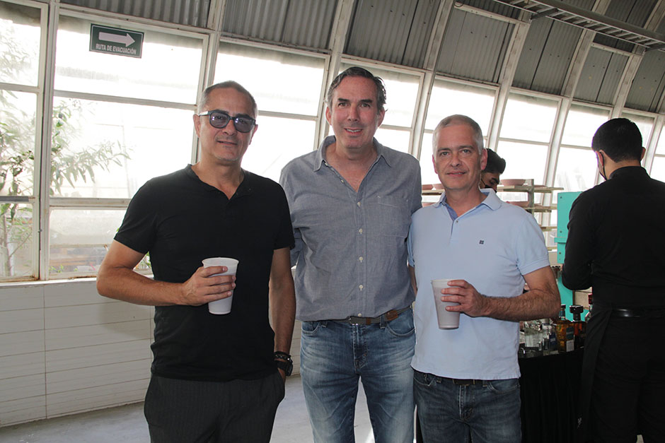José Carlos Guzmán, Álvaro Suárez y Francisco González.