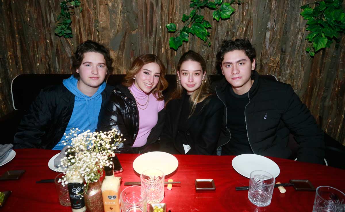 Emiliano Medina, Fernanda Tamayo, Andrea Cárdenas y César Onofre / Fotos: Omar Valdez y Daniel Saldívar