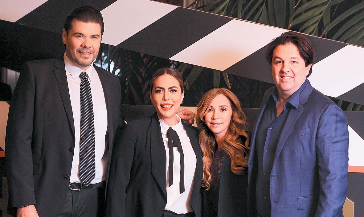 Raúl del Toro, Alejandra Vela, Lorena Govela y Rommel Organista / Foto: José Chang