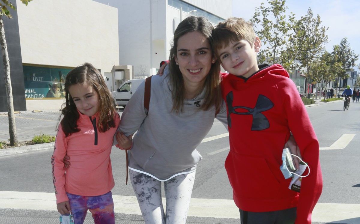 Sofia Martínez, Catalina Barrera y Bernardo Martínez / Foto: Omar Valdez