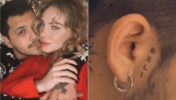 Christian Nodal y el nuevo significado del tatuaje que reemplazó el de Belinda (Foto: Instagram)