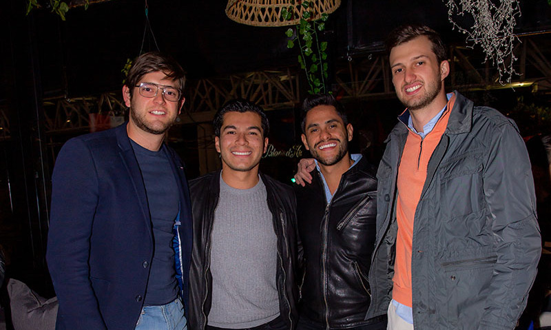 Jesús Casca, Oscar Martén, Marco Dorantes y Vicente Benitez