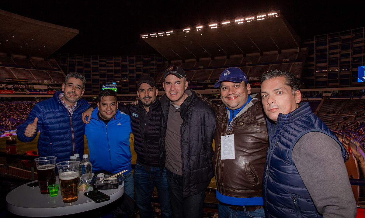 Rodrigo Álvarez, Iván Gamboa, Miguel Valencia, Carlos Escamilla, Víctor Moreno y Alfredo Galván