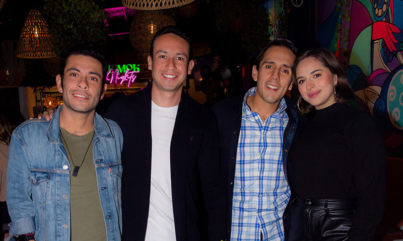 Raúl Trior, Ricky Pacheco, Iván Maxi y Daniela Zurita