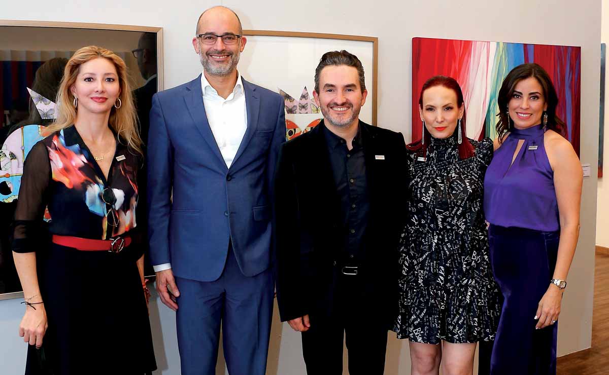 Adriana Santos, Miguel Treviño, Luis Guajardo, Mónica García de Moyeda y Magda Hernández de Lozano