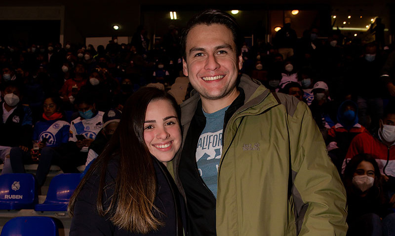 Erika Sánchez y Ángel García