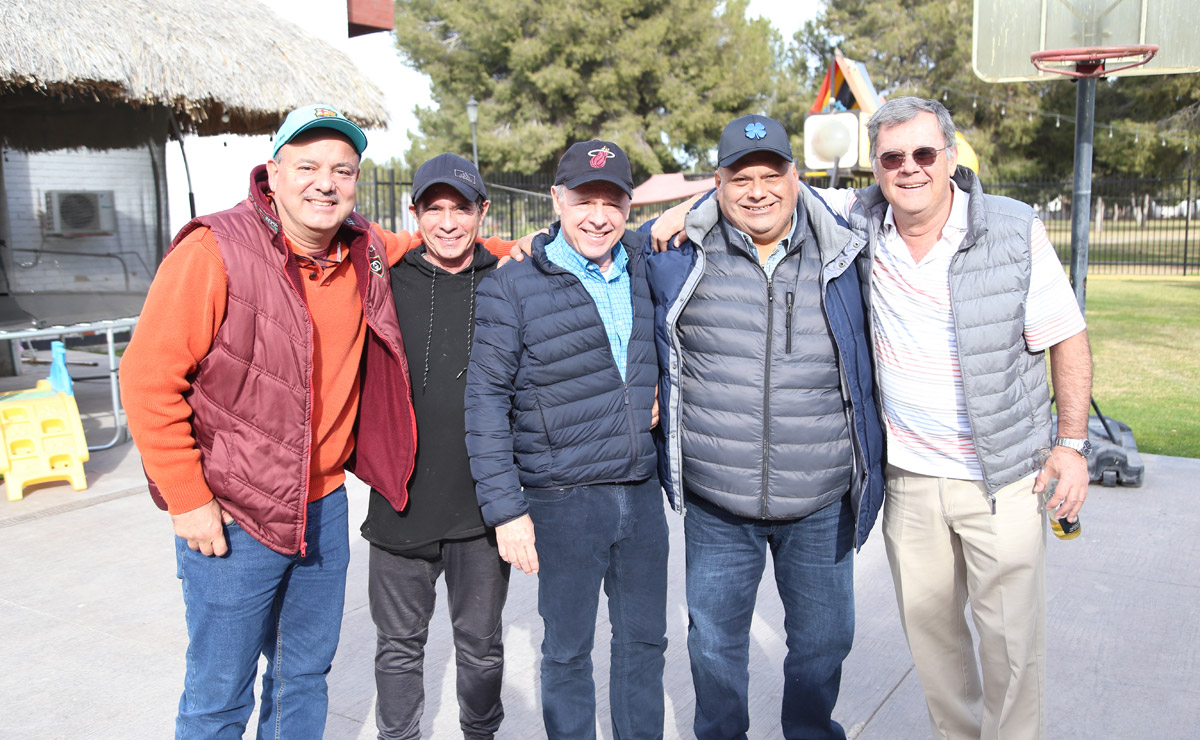 Emilio, Jesús, Javier, Jaime y Jorge