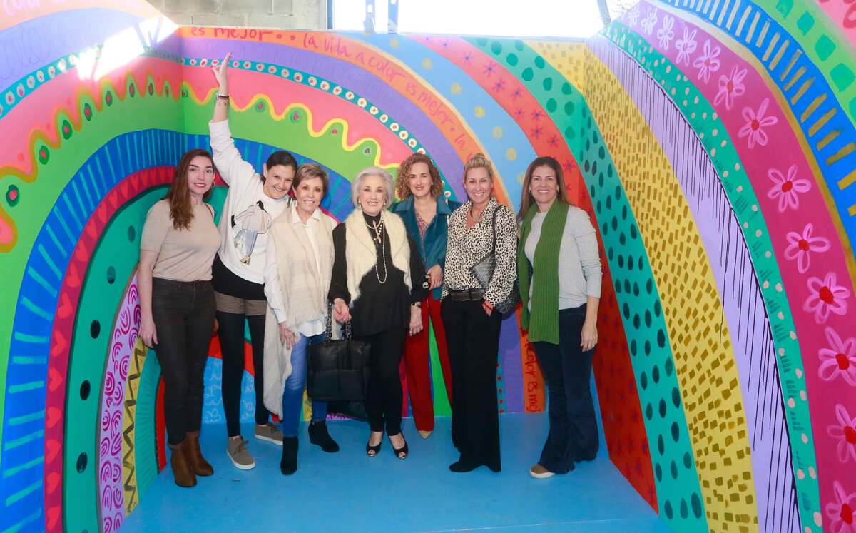 Lucy Gómez, Eugenia Ruiz,  Zita Nájera de Ruiz, Laura Nájera, Paloma Tijerina, Fernanda Ruiz y Marisa Valdés. (Fotos: Omar Valdez)