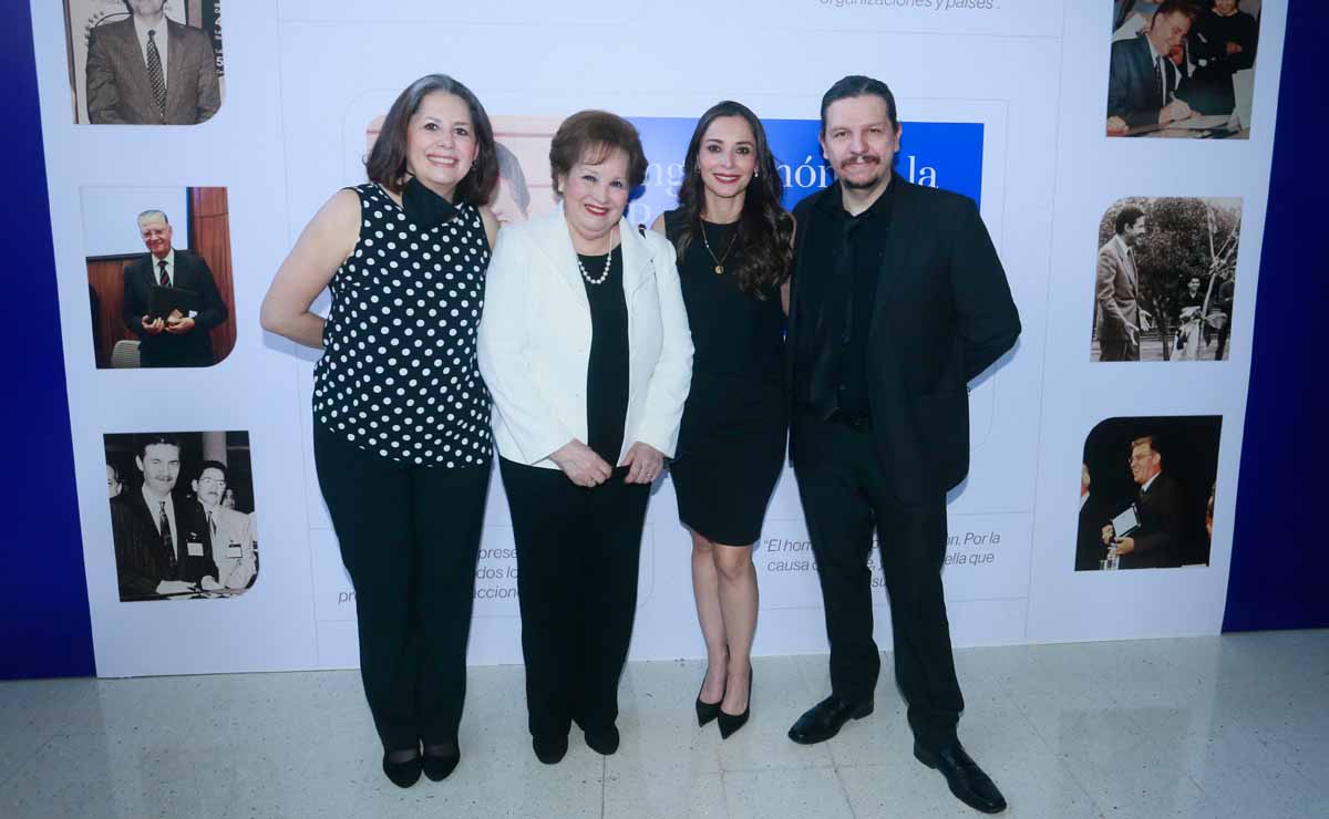 Oralia de la Peña, Oralia Aguirre de De la Peña, Mayra de la Peña y Ramón de la Peña / Fotos: Antonio Mireles