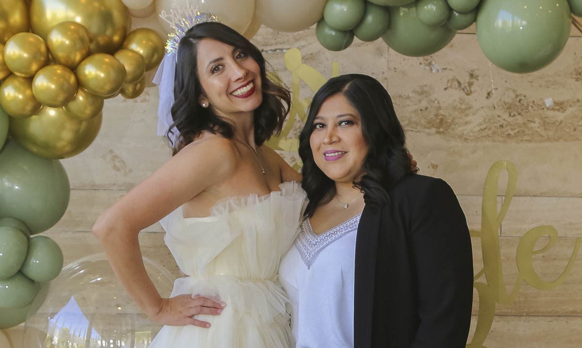 Leslie Lagarde y Fabiola Mahe