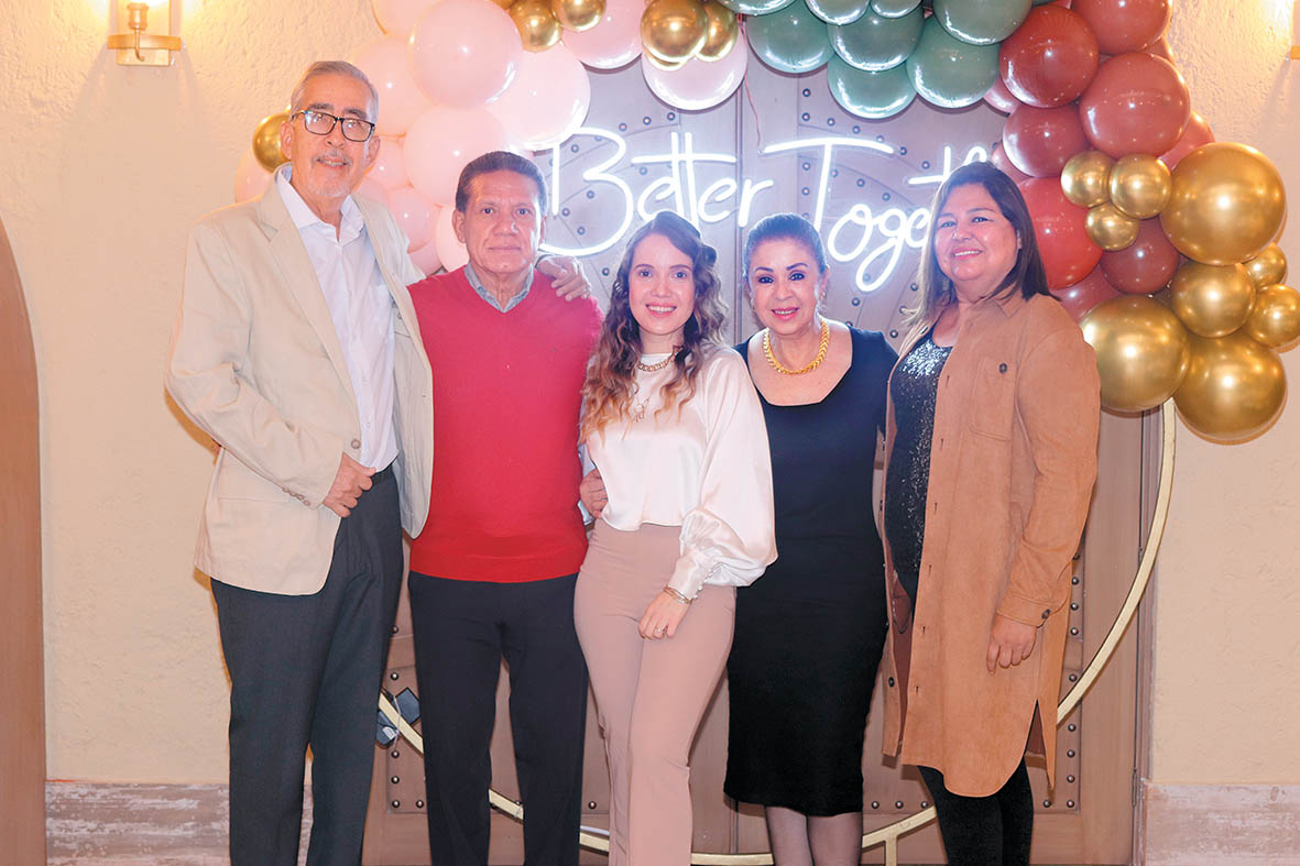 Fernando Treviño, Alfredo Arango, Alejandra Arango, Mary Carmen Lara y Arely Millán / Foto: Dennis Hernández