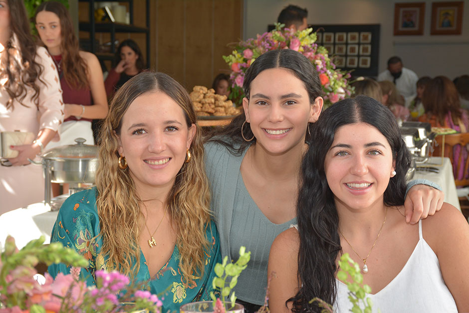 María Garciarce, Natalia Razón e Isabella Valderrama