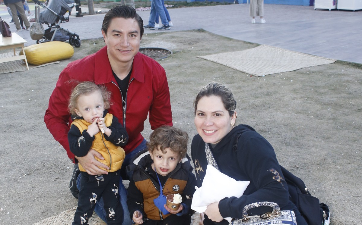 Amauri Cuevas, Jacobo Cuevas, Emiliano Cuevas y Luz María Garza de Cuevas / Foto: Antonio Mireles