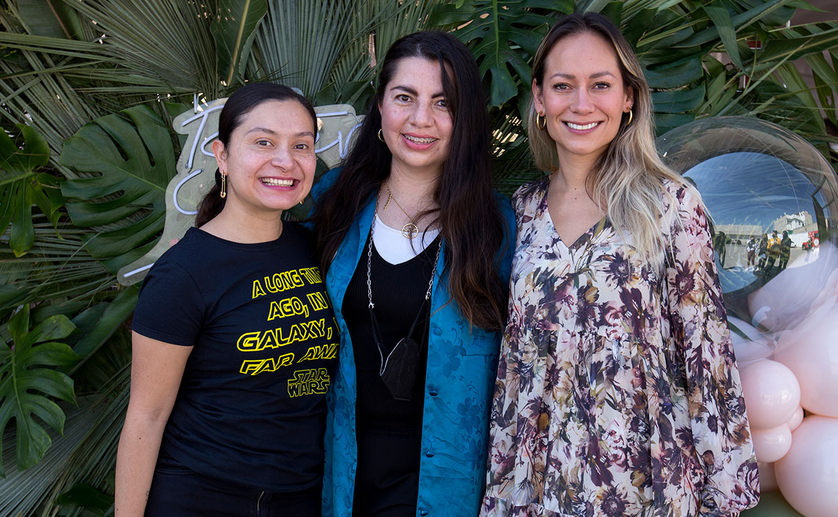 Alejandra Rivera Gretel Velázquez y Roció Rodríguez
