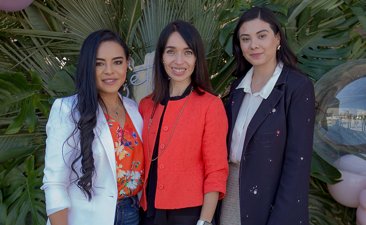 Dayan Aparicio, Elisa Quijada y Diana Romero