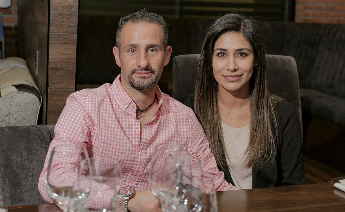 Jorge Camacho y Pamela Nava