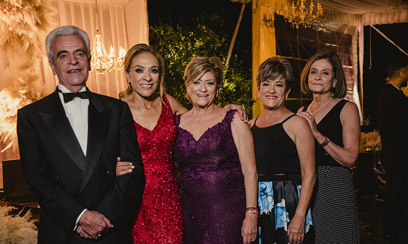 Augusto Molina, Marcela Molina, Flavia Molina, Pilar Molina y Socorro Molina