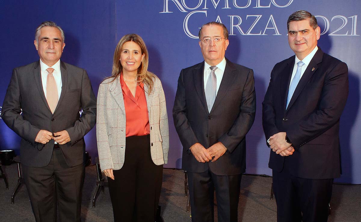 Héctor Escamilla, Ana Cristina Garza de Sáenz, Eugenio Garza Herrera y David Garza / Fotos: Antonio Mireles