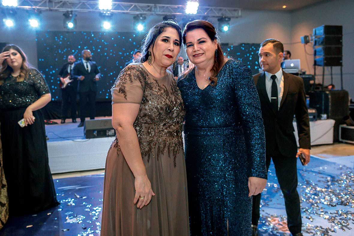 Mamás de los novios. María de la Luz Clemente y Olga Castro / Fotos: Rubén Hernández