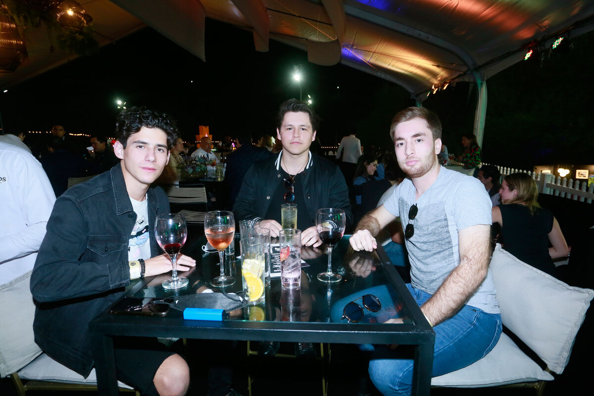 Gonzalo Estrada, Emiliano Peña y Diego Longoria