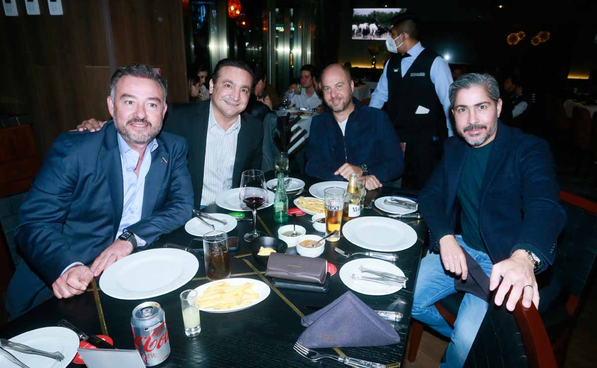 Manuel Bribiesca, Sergio Flores, Rolando Ruiz y Alejandro Safa / Foto: Omar Valdez