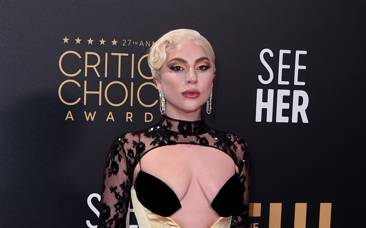 Lady Gaga en los Critics Choice Awards 2022. (Foto: Getty Images).