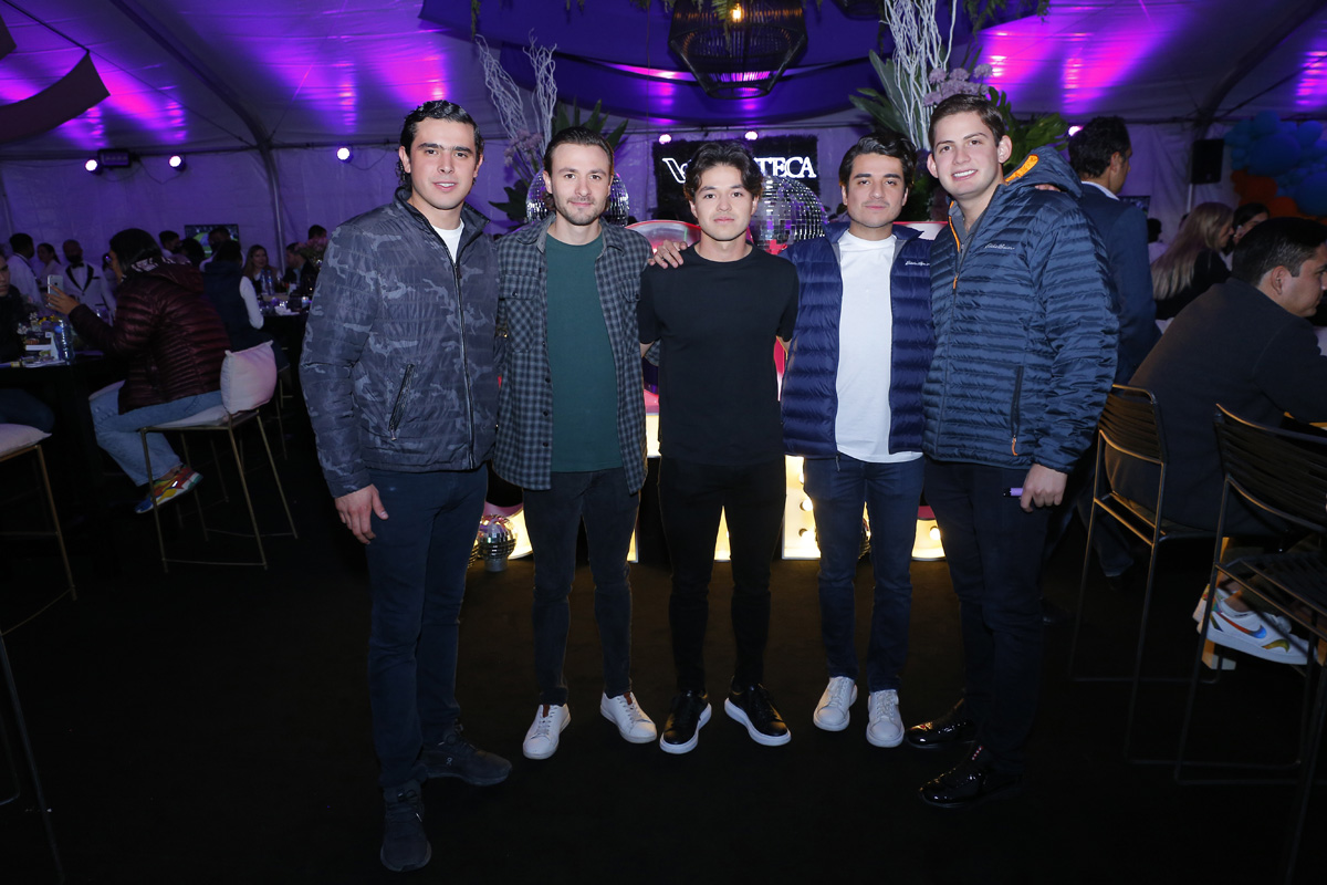 Alejandro Rivas, Rodrigo Villarreal, Iván Tarriba, Homero González y  Octavio Almanza