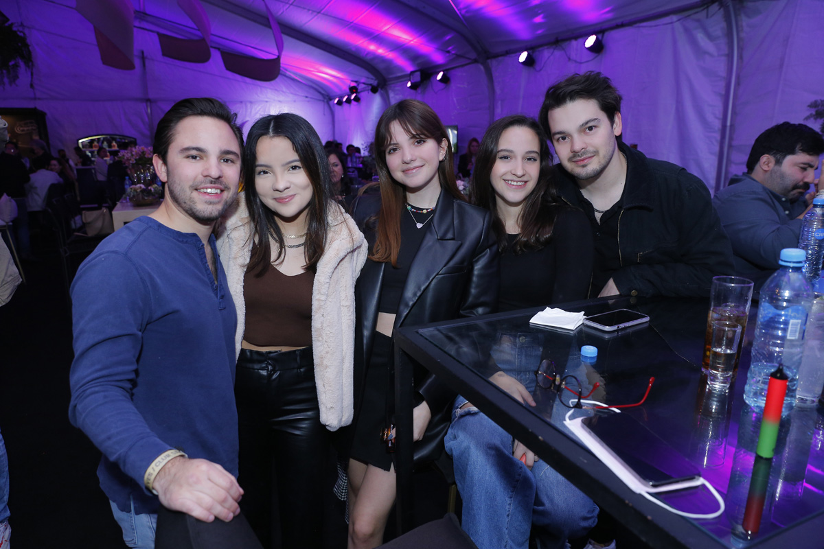 Andrés Garza, Cristina Villarreal, Paulina Chapa, Daniella Baturoni y Alejandro López