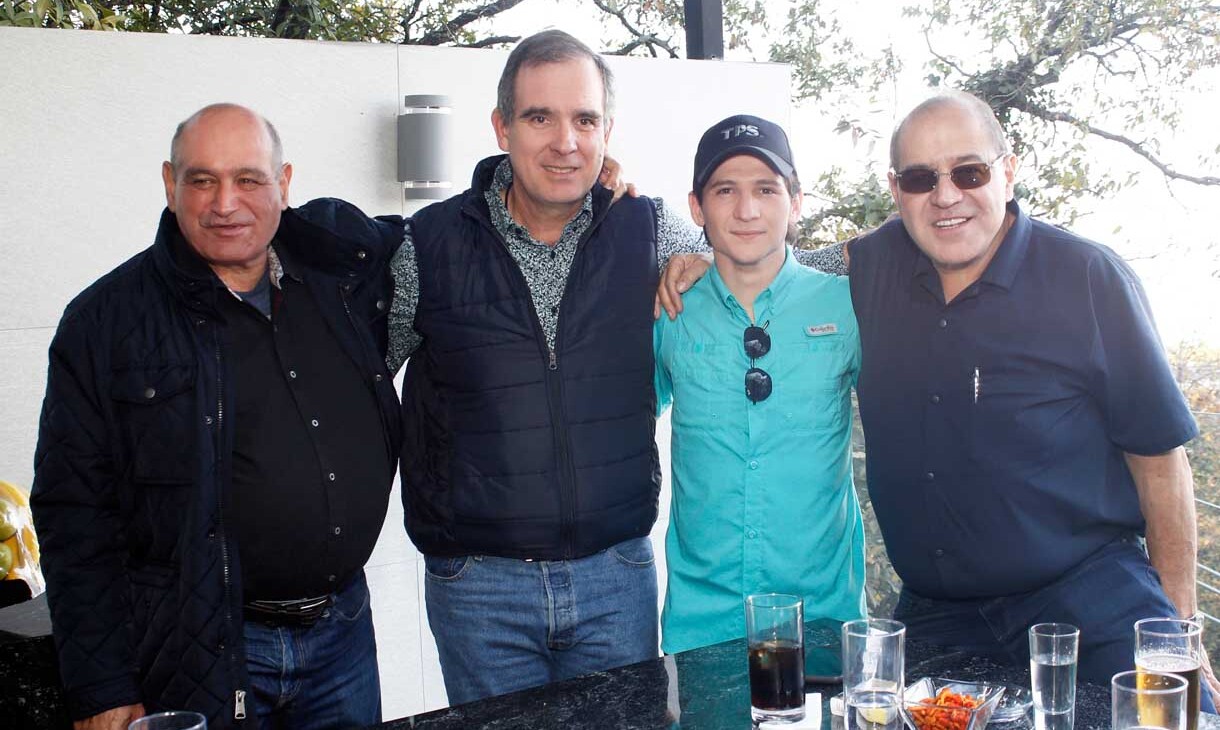 Sergio Herrera, Alejandro Dillon, Alejandro Quiñónes y Enrique Herrera